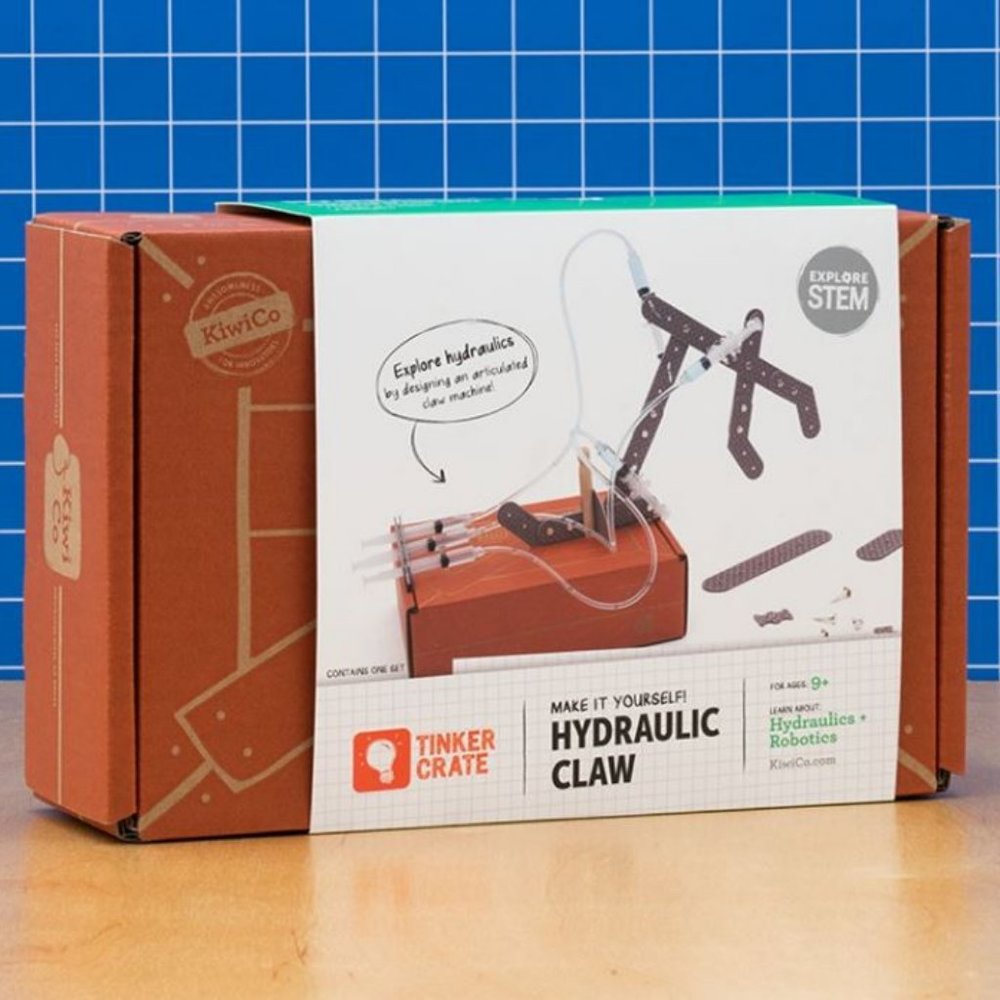 NEW KiwiCo. Kiwi Co. Hydraulic Claw Chemistry Science Kit Craft Engineering To